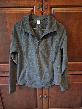 Old NAVY Quarter-Zip Fleece Pullover - Gray